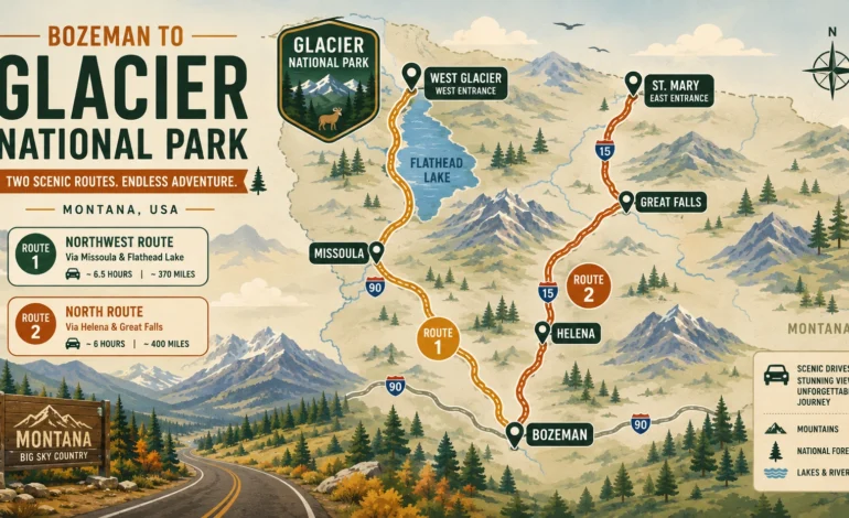 Bozeman to Glacier National Park