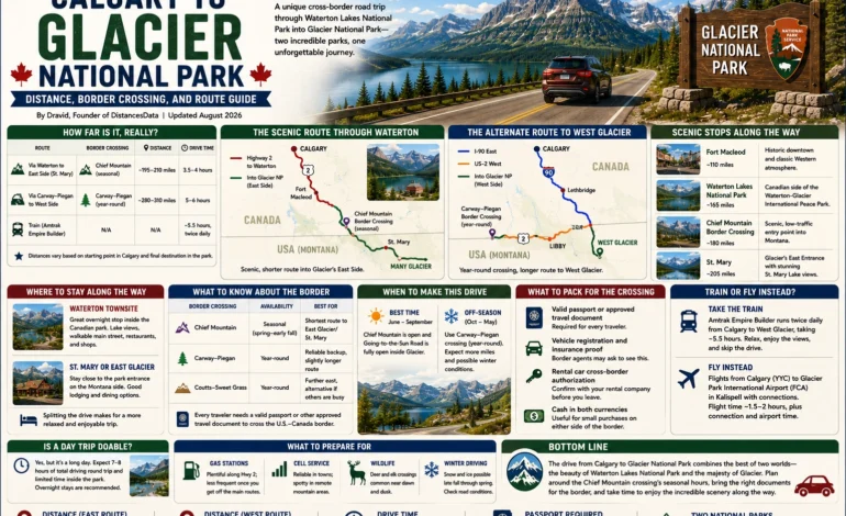Calgary to Glacier National Park
