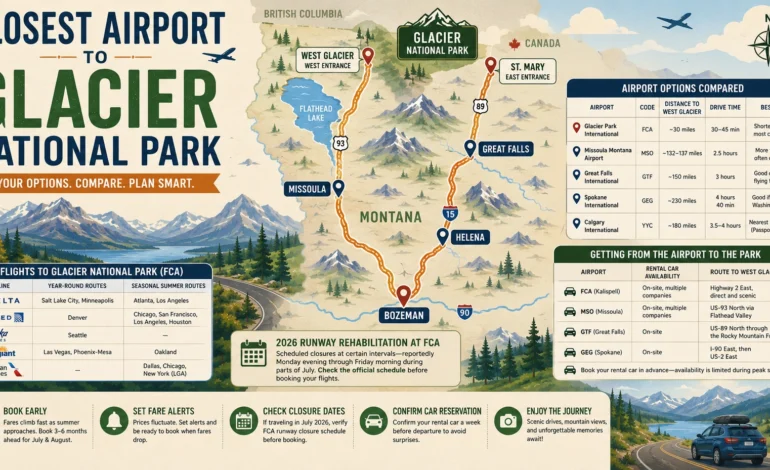 Closest Airport to Glacier National Park