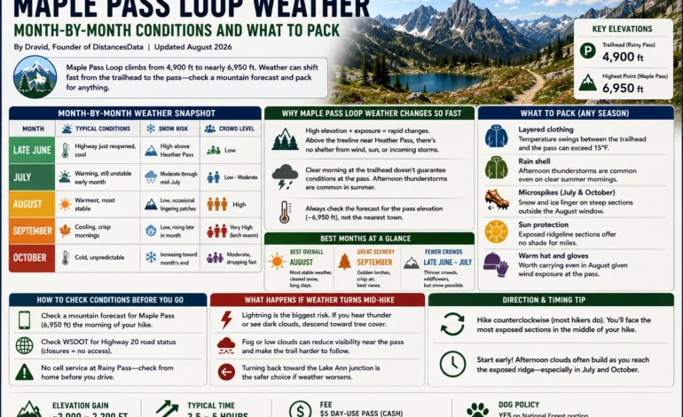 Maple Pass Loop Weather