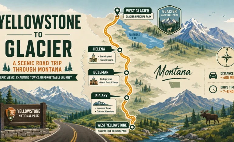 Yellowstone to Glacier National Park