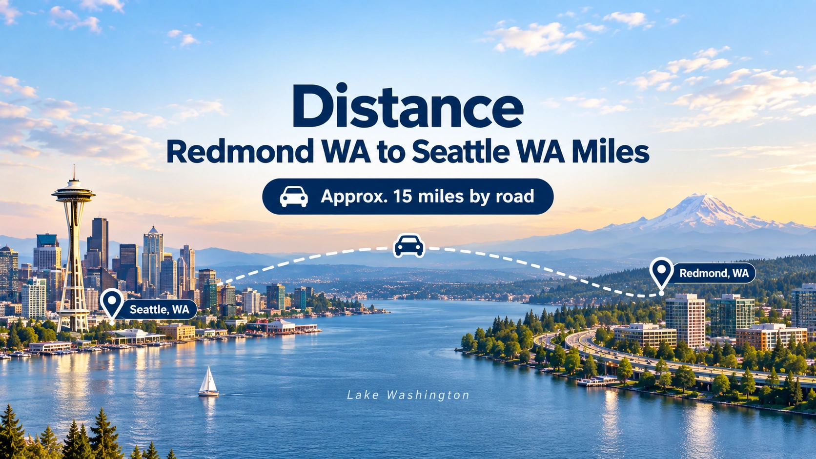 Distance Redmond WA to Seattle WA Miles: The Full Breakdown