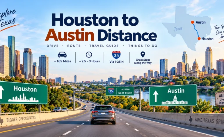 Houston to Austin Distance: Miles, Route and Driving Time