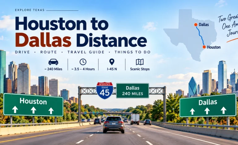Houston to Dallas Distance