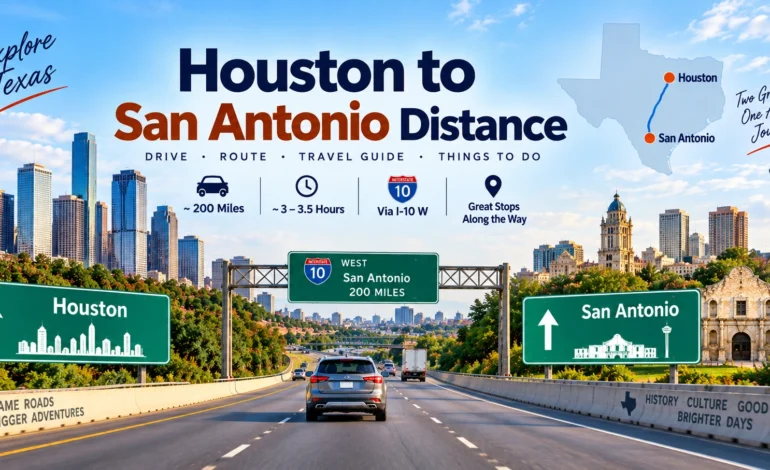 Houston to San Antonio Distance