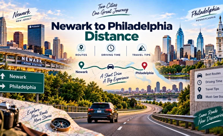 Newark to Philadelphia Distance: Miles, Route and Travel Time
