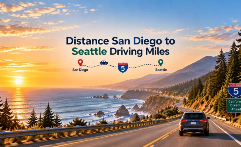 Distance San Diego to Seattle Driving Miles