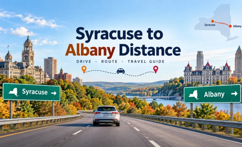 Syracuse to Albany distance