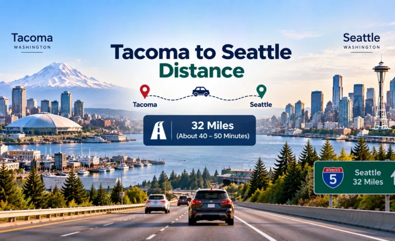 Tacoma to Seattle Distance