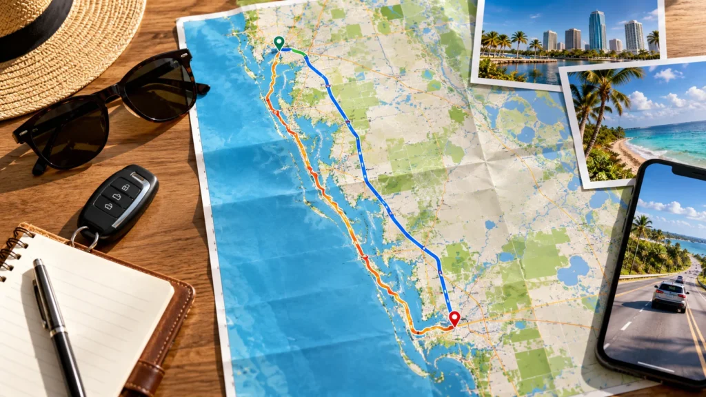 Tampa to Fort Myers Distance